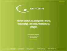 Tablet Screenshot of keimzelle.de